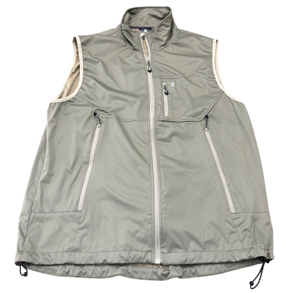 Little Donkey Andy Men's Outdoor Performance Vest Olive Green  XXL Lightweight
